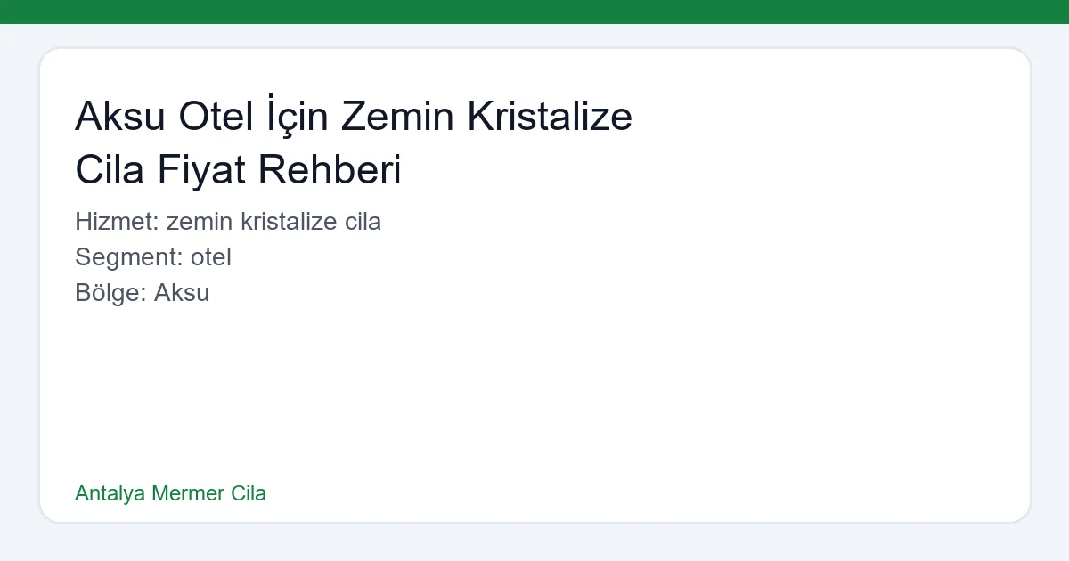 Aksu otel lobisinde parlak kristalize mermer zemin görseli