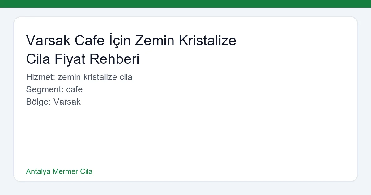 Varsak Cafe Zemini Kristalize Cila Uygulaması Öncesi ve Sonrası
